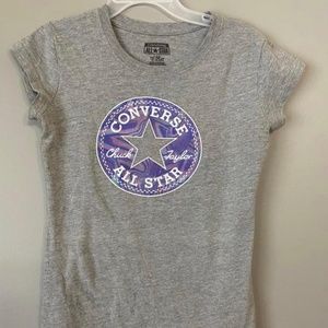 Girls Converse T shirt size L